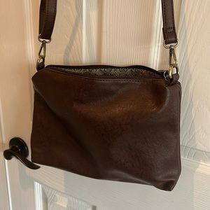 JOY SUSAN | Brown Vegan Leather Handbag